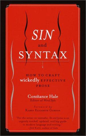 Constance Hale: Sin and Syntax (2001, Broadway)