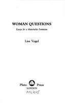 Lise Vogel: Woman questions (1995, Pluto Press)