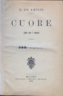 Edmondo De Amicis: Cuore (Italian language, 1901, Fratelli Treves)