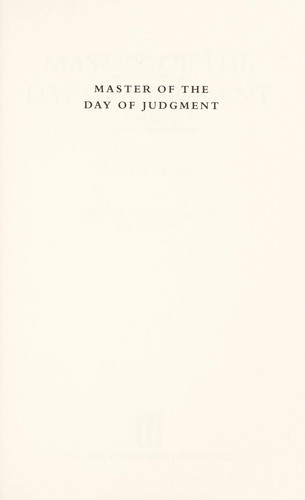 Leo Perutz: The master of the day of judgment (1994, Arcade Publishing)