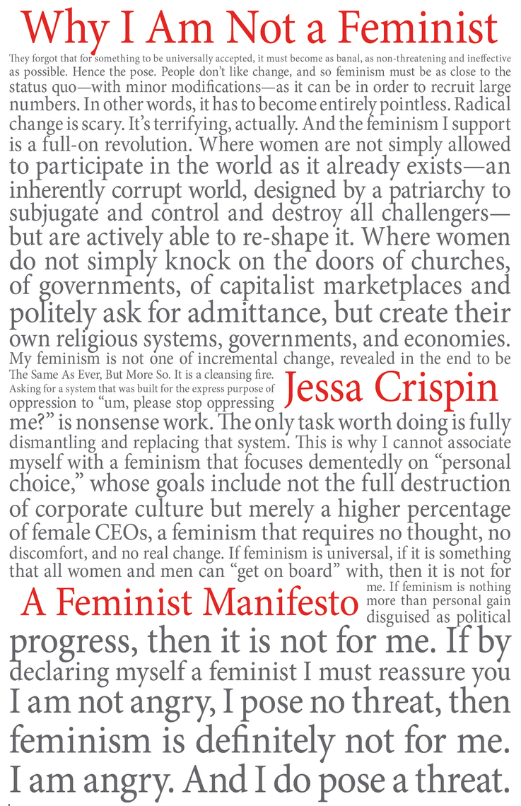 Jessa Crispin: Why I am not a feminist (2017)