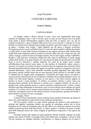 Luigi Pirandello: I vecchi e i giovani (Italian language, 1992, A. Mondadori)