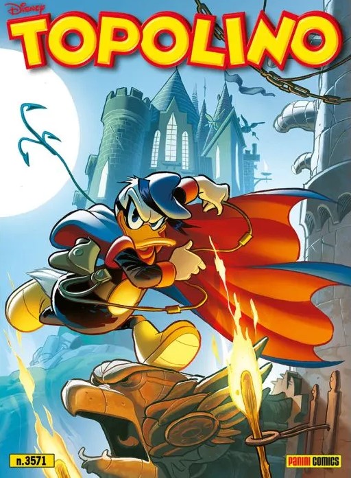 Andrea Castellan, Corrado Mastantuono, Marco Gervasio, Roberto Gagnor, Simone Tempia, Alessandro Zemolin, Carlo Limido, Emmanuele Baccinelli, Michela Frare, Diana Laudando, Irene Fornari, Manuel Giarolli: Topolino n. 3571 (Paperback, Italiano language, 2024, Panini Comics)