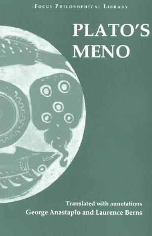 Plato: Plato's Meno (2004, Focus Pub./R. Pullins Co.)