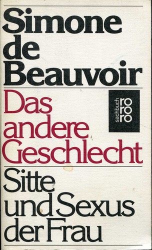 Simone de Beauvoir: Das andere Geschlecht (Paperback, German language, 1979, Rowohlt Verlag)
