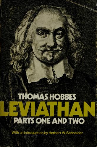 Thomas Hobbes: Leviathan (1968, Bobbs-Merrill)