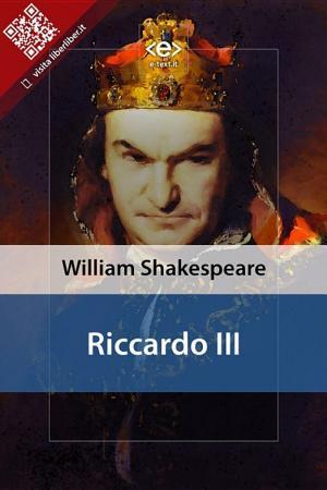 William Shakespeare: Riccardo III (Italian language)