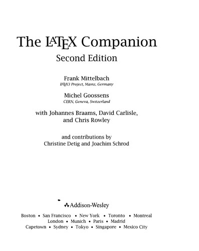 Frank Mittelbach, Sebastian Rahtz, Denis Roegel, Herbert Voss, Michel Goossens: The LaTeX Graphics companion (Paperback, 2008, Addison-Wesley)