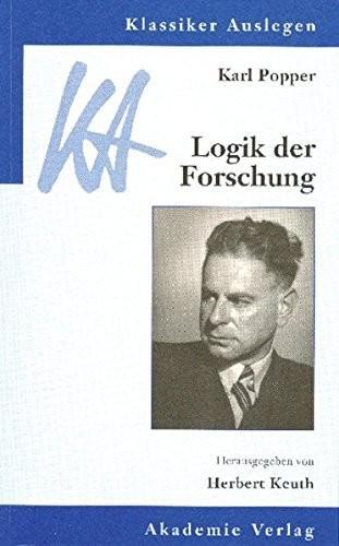 Karl Popper: Logik der Forschung. (German language, 2007)