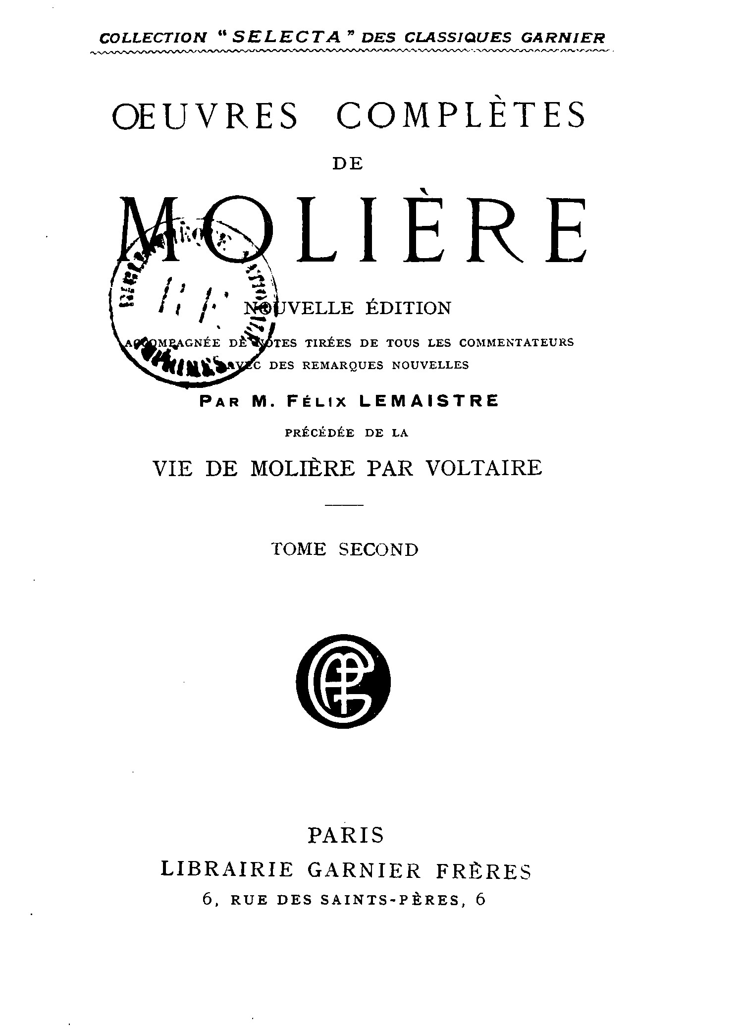 Molière: L'Avare (EBook, fr language, ÉFÉLÉ)