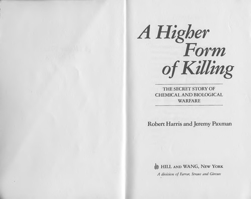 Robert Harris: A higher form of killing (1982)