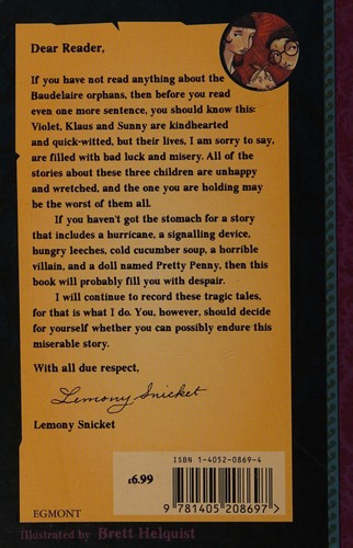 Lemony Snicket: The wide window (Paperback, 2001, Egmont Books)