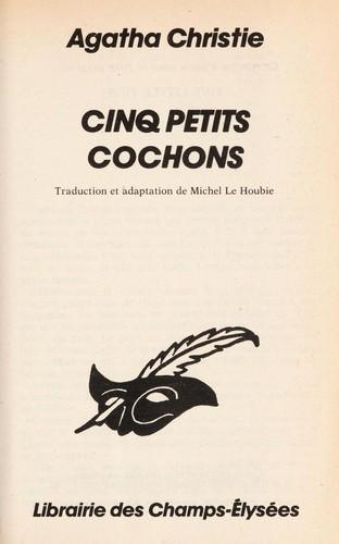 Agatha Christie: CINQ PETITS COCHONS (French language, 1986)