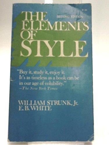 E.B. White, William Strunk: The elements of style