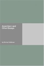 Emma Goldman: Anarchism and Other Essays (2006, Hard Press)