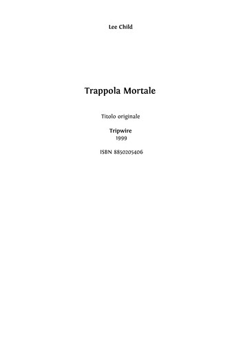 Lee Child: Trappola mortale (Italian language, 2002, TEA)