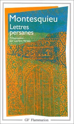 Montesquieu: Lettres persanes (French language, 1995, Groupe Flammarion)