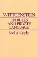 Saul A. Kripke: Wittgenstein on rules and private language (1982, Harvard University Press)