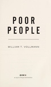 William T. Vollmann: Poor people (2007, Ecco)