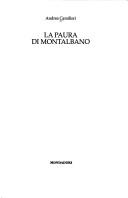 Andrea Camilleri: La Paura Di Montalbano (Hardcover, 2002, Mondadori (IT))