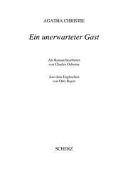 Agatha Christie: Ein unerwarteter Gast (German language, 2007, Fischer-Taschenbuch-Verl.)