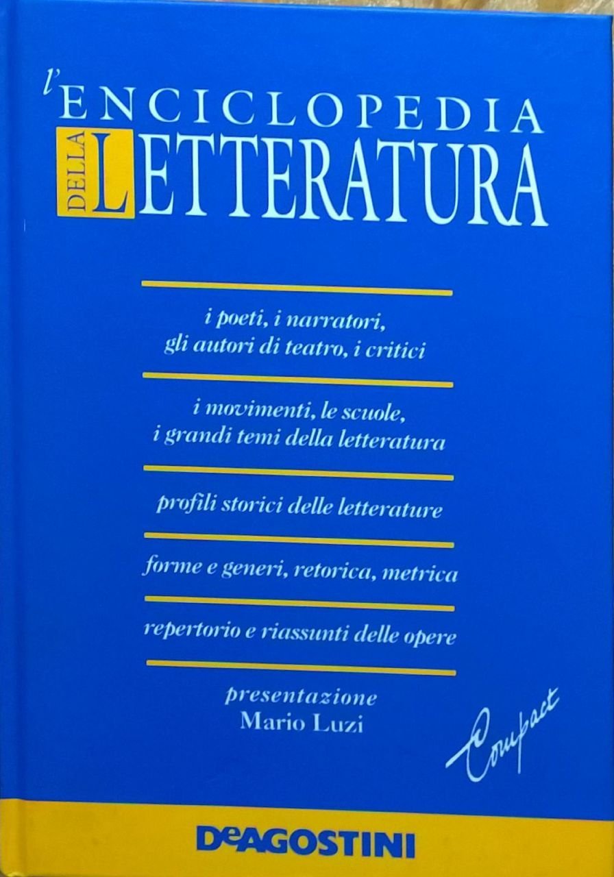 Marco Drago: L' enciclopedia della letteratura (Italian language, 1997, De Agostini)