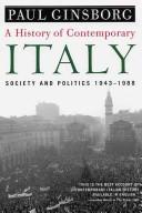 Paul Ginsborg: A History of Contemporary Italy (Paperback, 2003, Palgrave Macmillan)