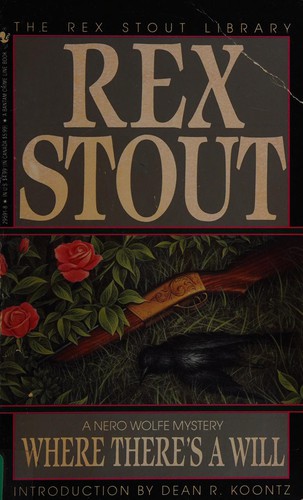 Rex Stout: Where There's a Will (Paperback, 1992, Crimeline)