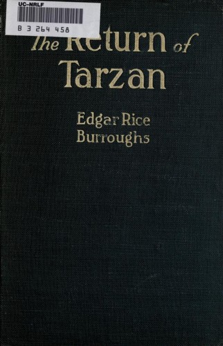 Edgar Rice Burroughs: The return of Tarzan (1915, Grosset & Dunlap)