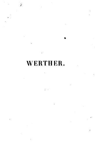 Johann Wolfgang von Goethe: Werther (French language, 1845, J. Hetzel)