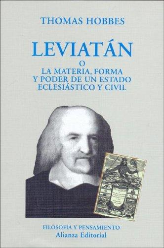 Thomas Hobbes: Leviatán (Hardcover, Spanish language, 1999, Alianza)