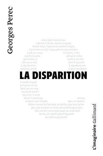 Georges Perec: La disparition (French language, 1990, Gallimard)