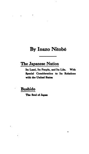 Inazo Nitobe: Bushido (1905, G. P. Putnams̓ sons)