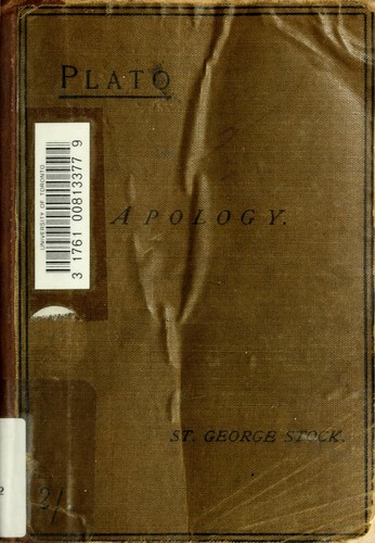 Apology (Ancient Greek language, 1887, Clarendon Press)