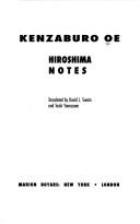 Kenzaburō Ōe: Hiroshima notes (1995, Marion Boyars)