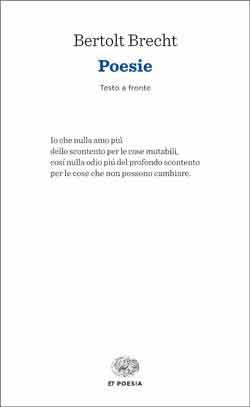 Bertolt Brecht, Guido Davico Bonino, Cesare Cases, Giuseppina Oneto, Emilio Castellani: Poesie (Italiano language, Einaudi)