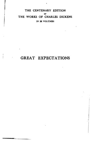 Charles Dickens, Mary Ellen Snodgrass, Charles Dickens, Jan Gleiter: Great Expectations (1911, Chapman & Hall, Ltd.)