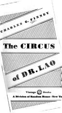 Charles G. Finney: The circus of Dr. Lao (1983, Vintage Books)