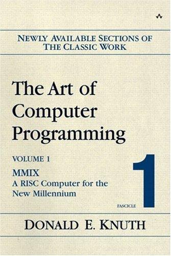 Donald Knuth: The  Art of Computer Programming, Volume 1, Fascicle 1 (2005)