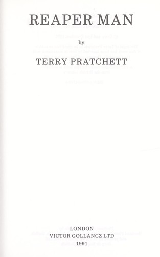 Terry Pratchett: Reaper Man (1991, Victor Gollancz)