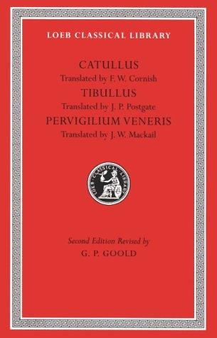 Gaius Valerius Catullus: Catullus (1988, Harvard University Press)