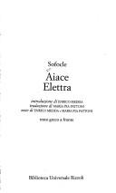 Sophocles: Aiace ; Elettra (Italian language, 2000, Biblioteca universale Rizzoli)