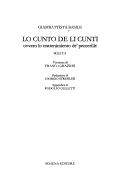 Giambattista Basile: Lo cunto de li cunti, ovvero, Lo trattenimiento de'peccerille (Italian language, 1990, Schena)