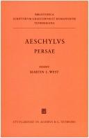 Aeschylus: Persae (Ancient Greek language, 1998, University of Michigan Press)