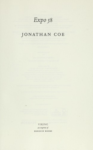 Jonathan Coe: Expo 58 (2013)