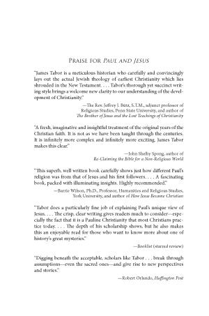 James D. Tabor: Paul and Jesus (2012)