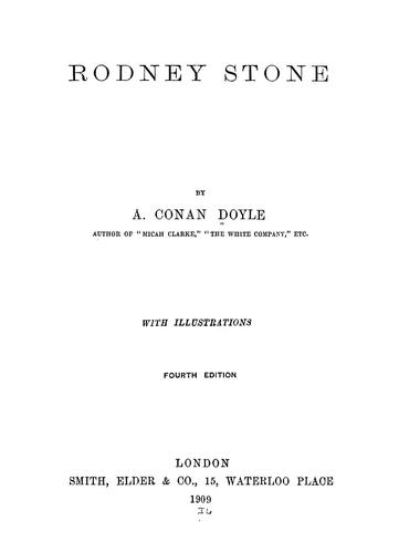 Arthur Conan Doyle: Rodney Stone. (1909, Smith, Elder & co.)