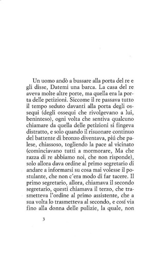 José Saramago: Il racconto dell'isola sconosciuta (Italian language, 1999, Einaudi)