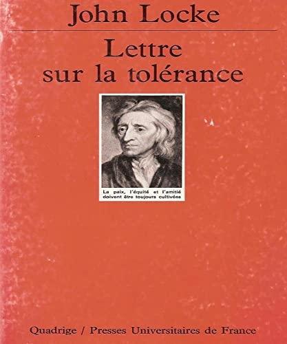 John Locke: Lettre sur la tolérance (French language, 1995, Presses Universitaires De France)